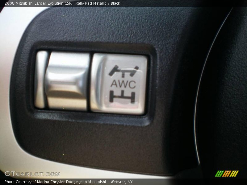 Rally Red Metallic / Black 2008 Mitsubishi Lancer Evolution GSR