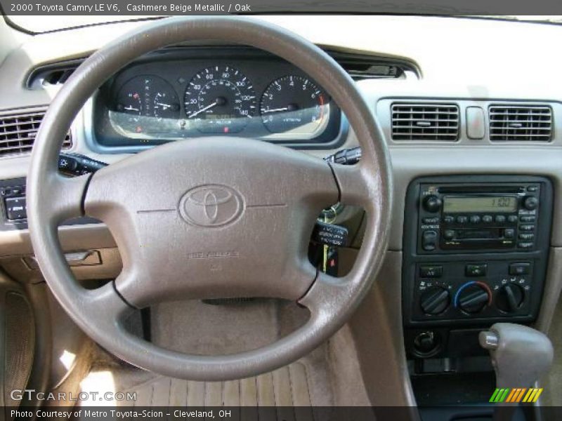 Cashmere Beige Metallic / Oak 2000 Toyota Camry LE V6