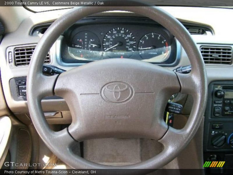 Cashmere Beige Metallic / Oak 2000 Toyota Camry LE V6