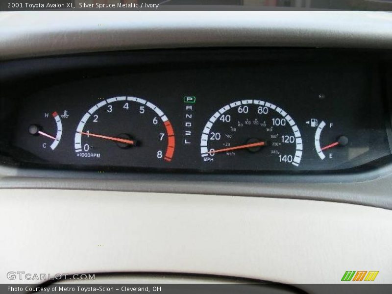 Silver Spruce Metallic / Ivory 2001 Toyota Avalon XL