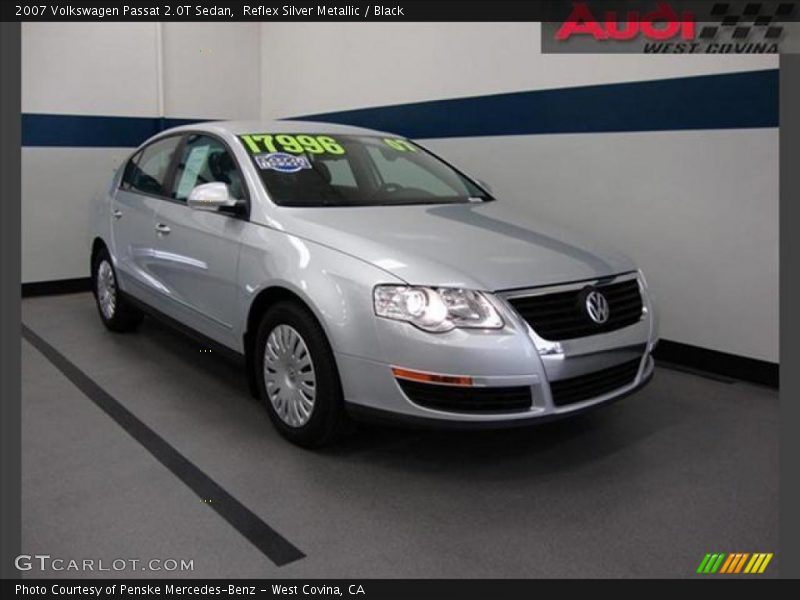 Reflex Silver Metallic / Black 2007 Volkswagen Passat 2.0T Sedan