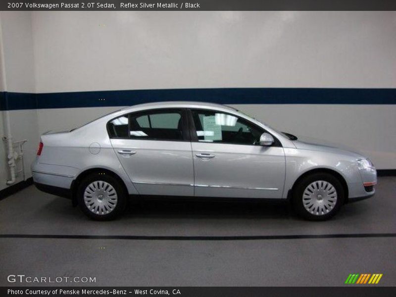 Reflex Silver Metallic / Black 2007 Volkswagen Passat 2.0T Sedan