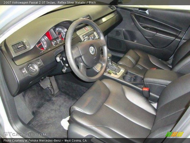 Reflex Silver Metallic / Black 2007 Volkswagen Passat 2.0T Sedan
