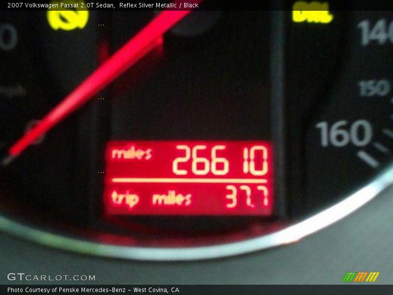 Reflex Silver Metallic / Black 2007 Volkswagen Passat 2.0T Sedan