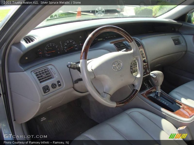 Silver Spruce Metallic / Stone 2003 Toyota Avalon XLS