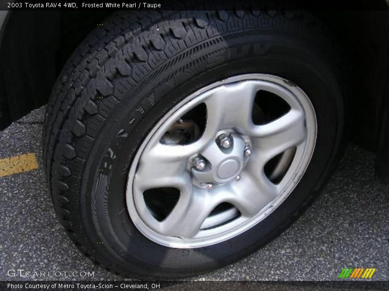 Frosted White Pearl / Taupe 2003 Toyota RAV4 4WD