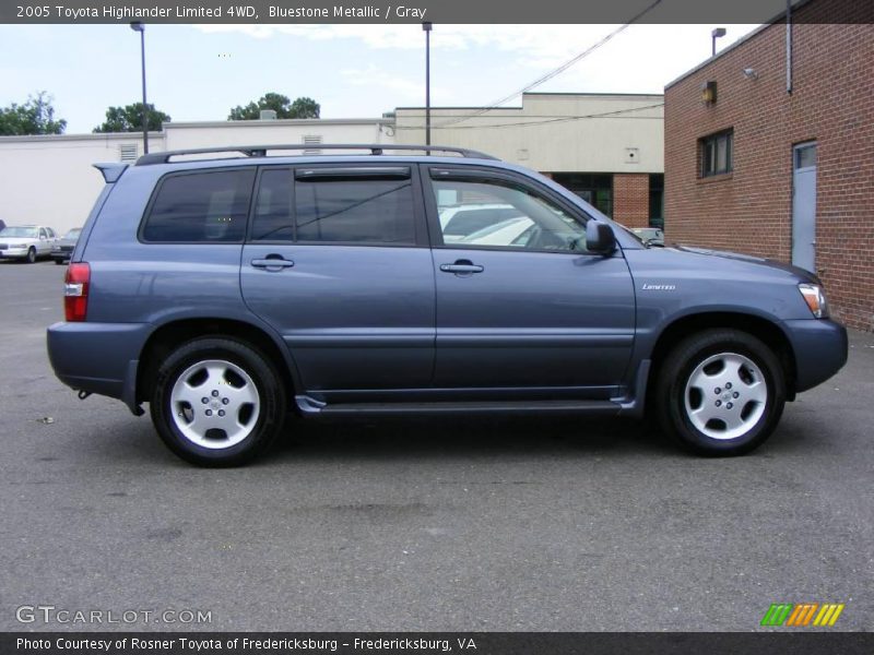 Bluestone Metallic / Gray 2005 Toyota Highlander Limited 4WD