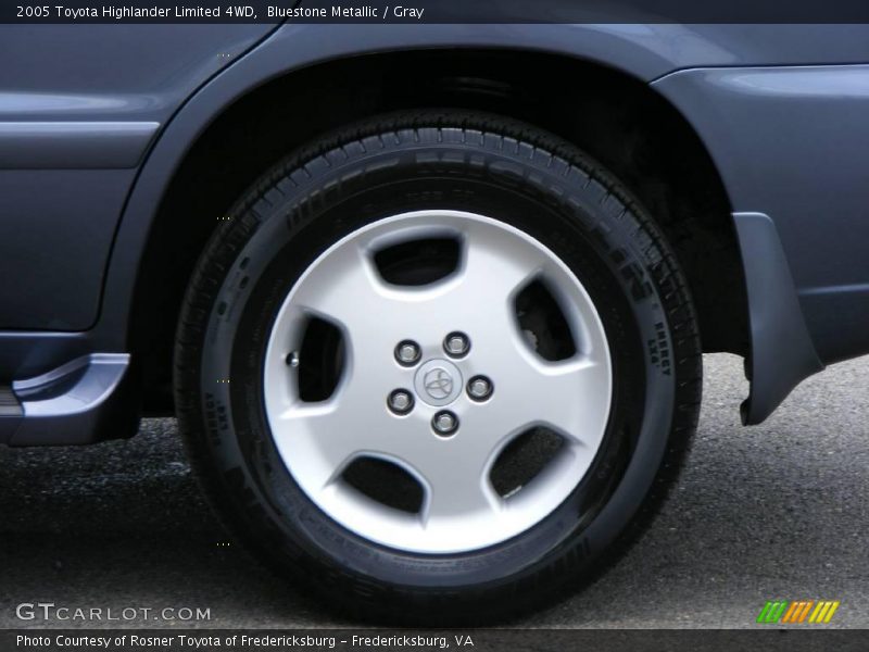 Bluestone Metallic / Gray 2005 Toyota Highlander Limited 4WD