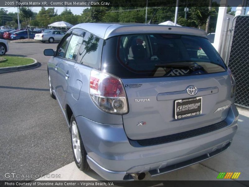 Cosmic Blue Metallic / Dark Gray 2005 Toyota Matrix XR