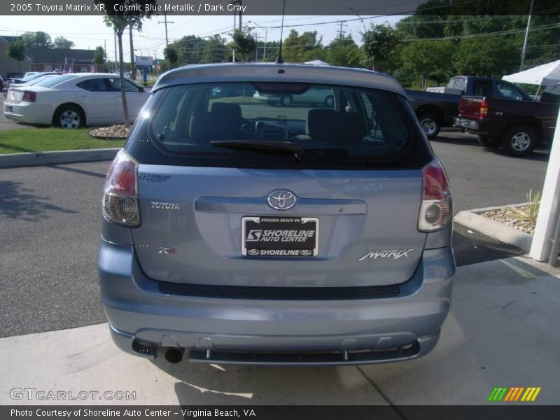 Cosmic Blue Metallic / Dark Gray 2005 Toyota Matrix XR