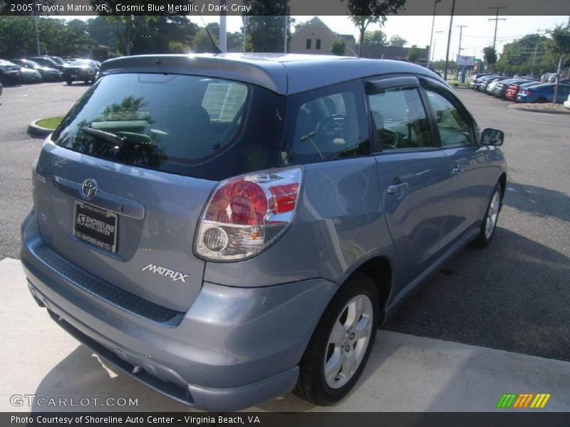 Cosmic Blue Metallic / Dark Gray 2005 Toyota Matrix XR