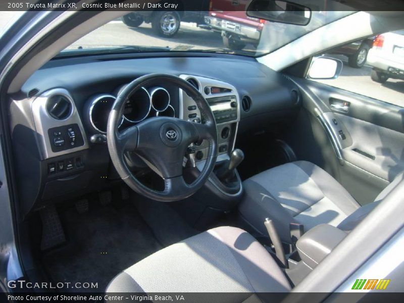 Cosmic Blue Metallic / Dark Gray 2005 Toyota Matrix XR