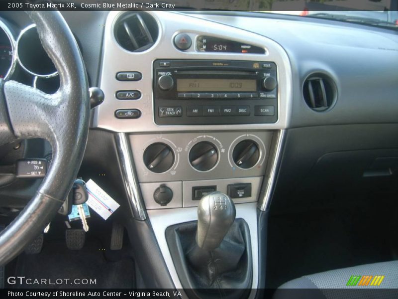 Cosmic Blue Metallic / Dark Gray 2005 Toyota Matrix XR