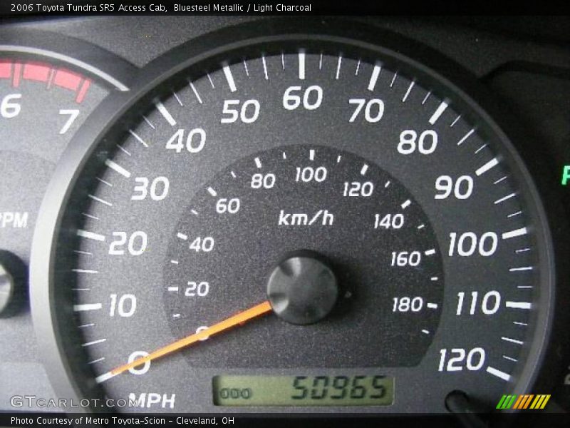 Bluesteel Metallic / Light Charcoal 2006 Toyota Tundra SR5 Access Cab
