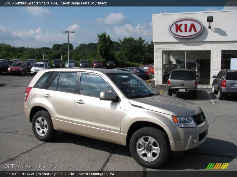 Clear Beige Metallic / Black 2006 Suzuki Grand Vitara 4x4