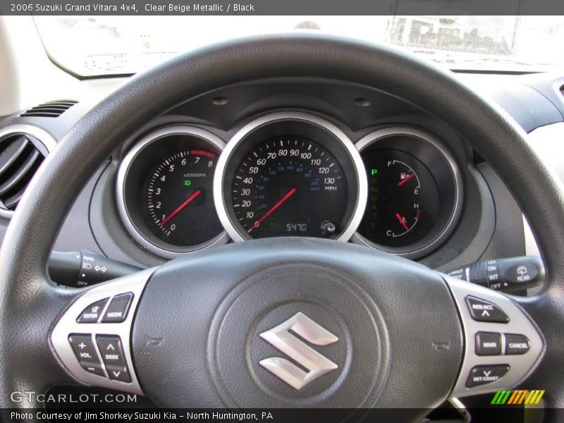 Clear Beige Metallic / Black 2006 Suzuki Grand Vitara 4x4