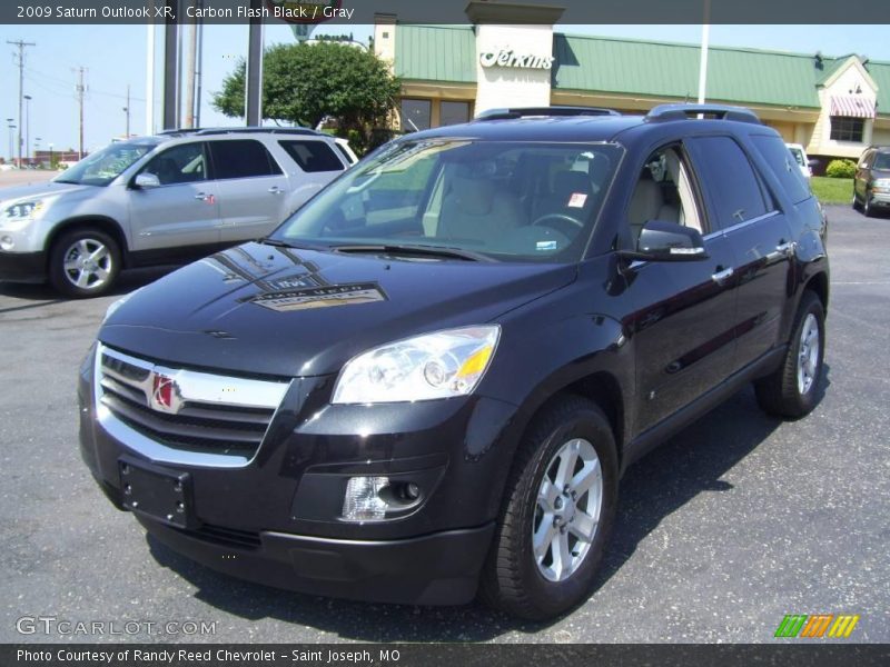 Carbon Flash Black / Gray 2009 Saturn Outlook XR