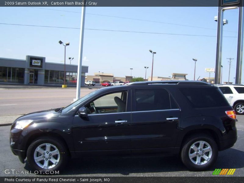 Carbon Flash Black / Gray 2009 Saturn Outlook XR