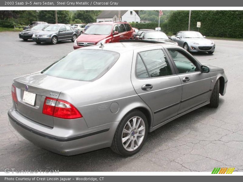 Steel Grey Metallic / Charcoal Gray 2003 Saab 9-5 Aero Sedan