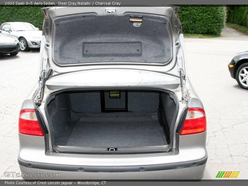 Steel Grey Metallic / Charcoal Gray 2003 Saab 9-5 Aero Sedan