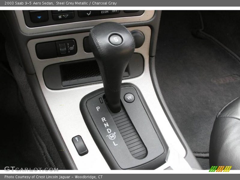 Steel Grey Metallic / Charcoal Gray 2003 Saab 9-5 Aero Sedan