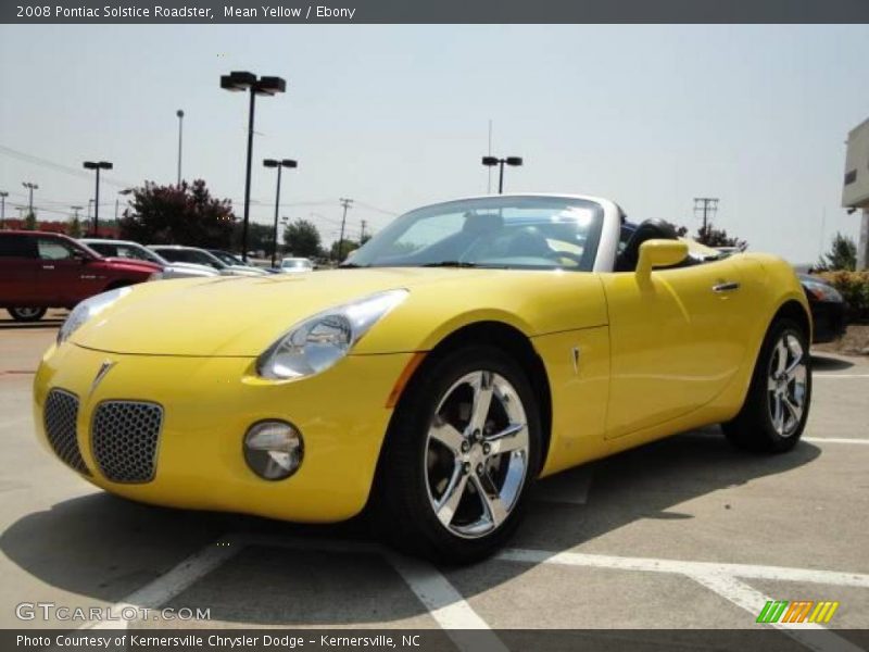 Mean Yellow / Ebony 2008 Pontiac Solstice Roadster