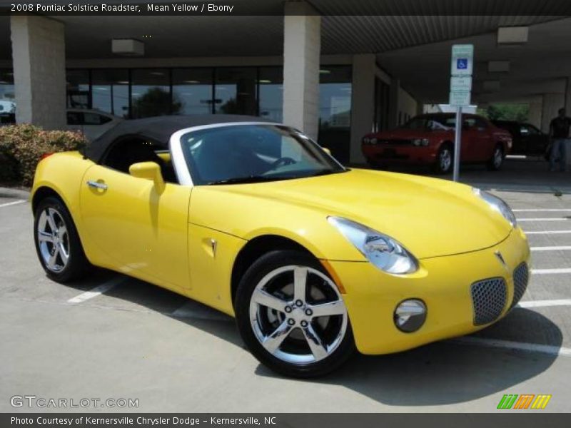 Mean Yellow / Ebony 2008 Pontiac Solstice Roadster