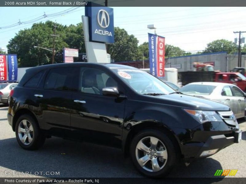 Formal Black / Ebony 2008 Acura MDX Sport