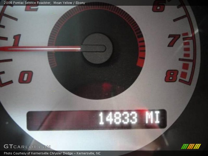 Mean Yellow / Ebony 2008 Pontiac Solstice Roadster