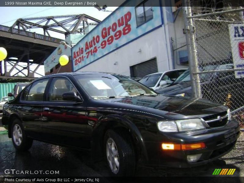 Deep Evergreen / Beige 1999 Nissan Maxima GXE