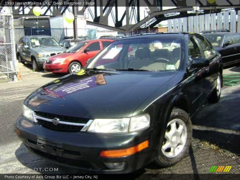 Deep Evergreen / Beige 1999 Nissan Maxima GXE
