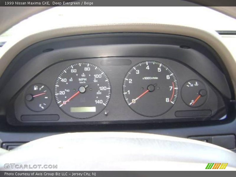 Deep Evergreen / Beige 1999 Nissan Maxima GXE