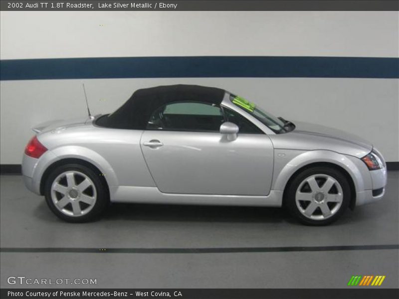 Lake Silver Metallic / Ebony 2002 Audi TT 1.8T Roadster