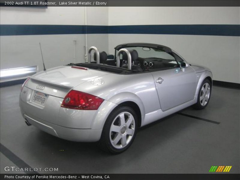 Lake Silver Metallic / Ebony 2002 Audi TT 1.8T Roadster