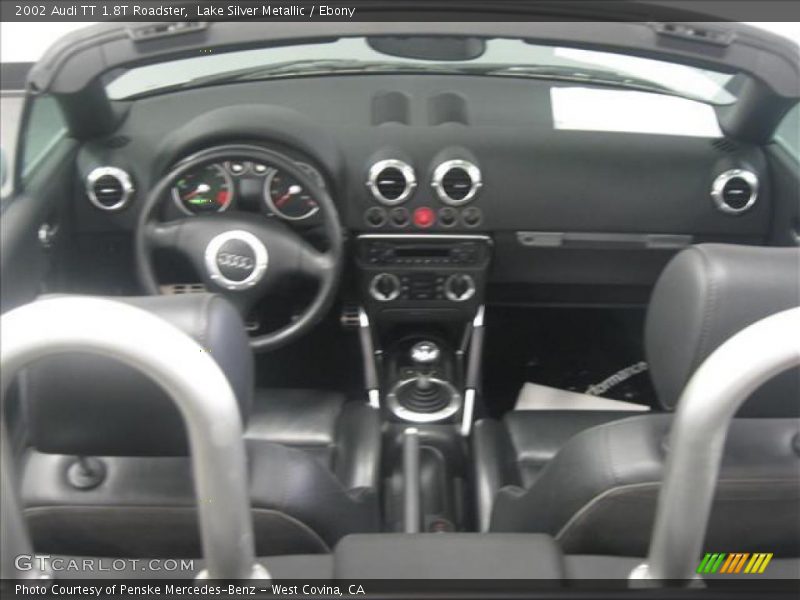 Lake Silver Metallic / Ebony 2002 Audi TT 1.8T Roadster