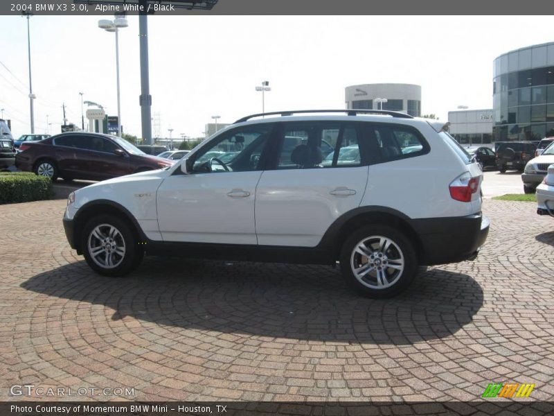 Alpine White / Black 2004 BMW X3 3.0i