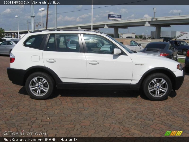 Alpine White / Black 2004 BMW X3 3.0i