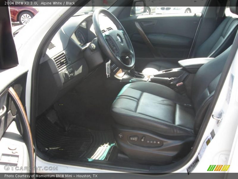 Alpine White / Black 2004 BMW X3 3.0i