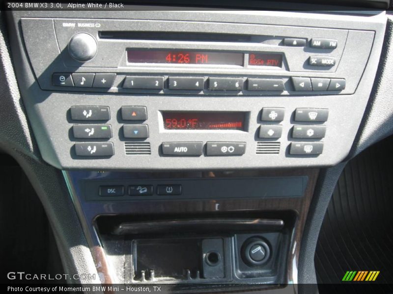 Alpine White / Black 2004 BMW X3 3.0i
