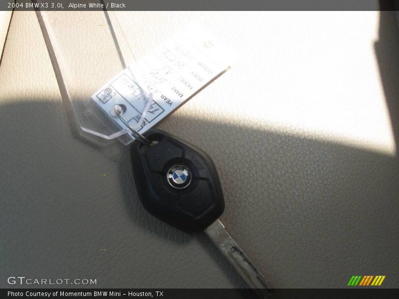Alpine White / Black 2004 BMW X3 3.0i