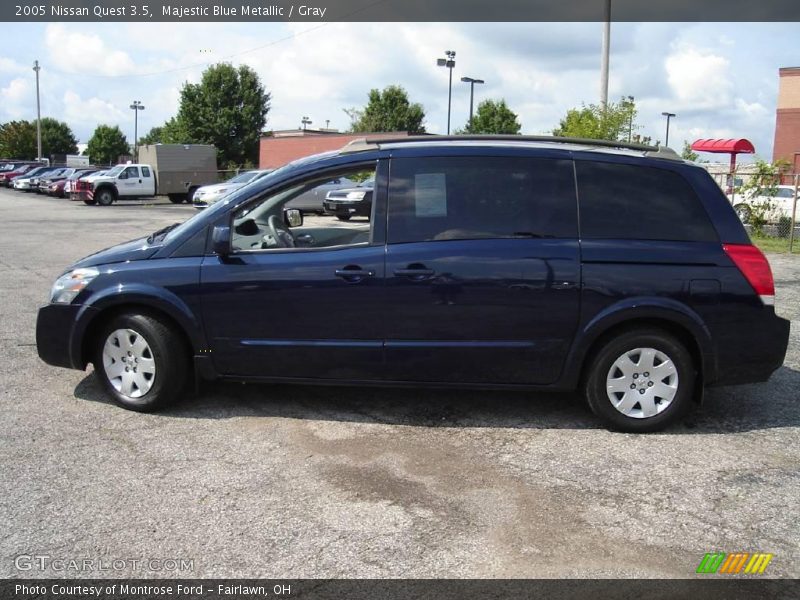 Majestic Blue Metallic / Gray 2005 Nissan Quest 3.5