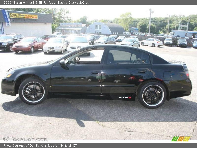 Super Black / Charcoal/Gray 2006 Nissan Altima 3.5 SE-R