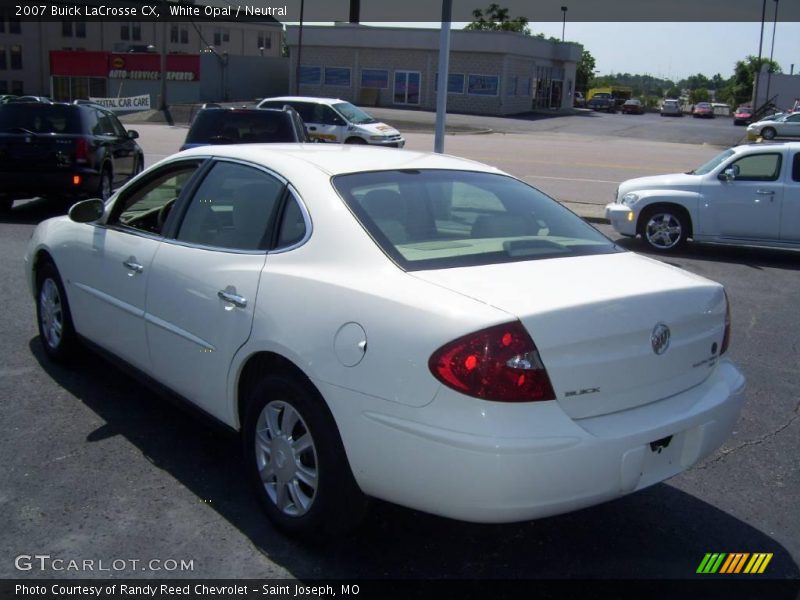 White Opal / Neutral 2007 Buick LaCrosse CX
