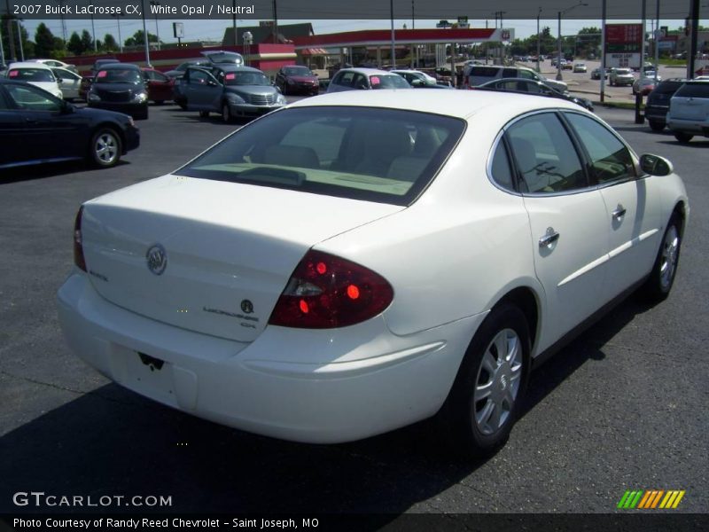 White Opal / Neutral 2007 Buick LaCrosse CX