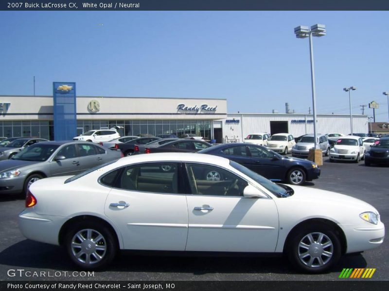 White Opal / Neutral 2007 Buick LaCrosse CX