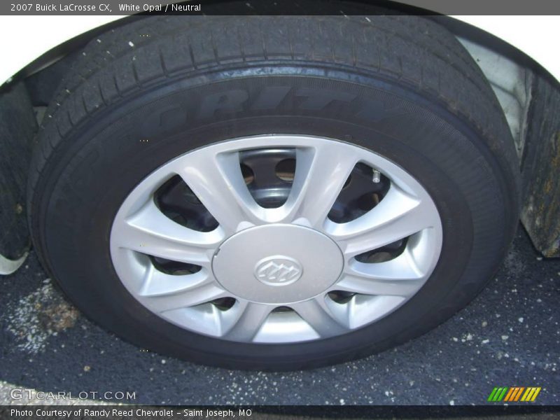 White Opal / Neutral 2007 Buick LaCrosse CX