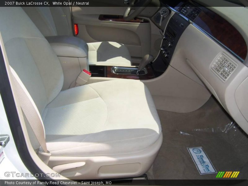 White Opal / Neutral 2007 Buick LaCrosse CX