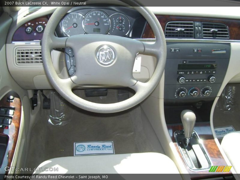 White Opal / Neutral 2007 Buick LaCrosse CX