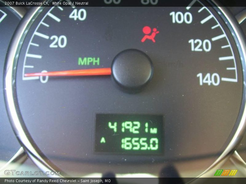 White Opal / Neutral 2007 Buick LaCrosse CX