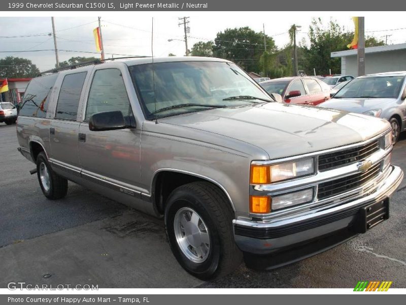 Light Pewter Metallic / Neutral 1999 Chevrolet Suburban C1500 LS